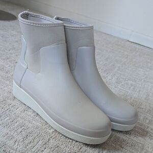 Hunter | Gray Ankle Rain Boots